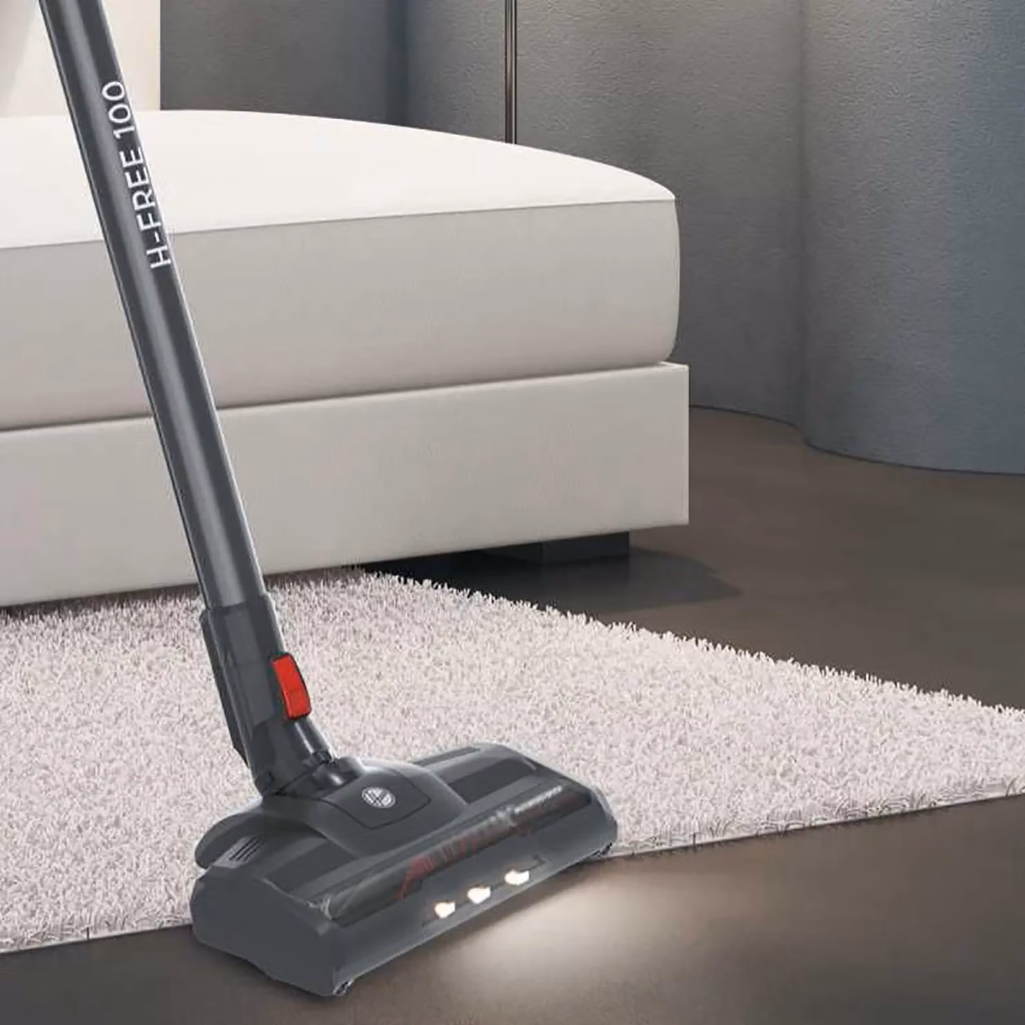 Scopa elettrica senza filo Hoover H-FREE 100 bagless con filtro lavabile, turbo brush e luci LED – 2