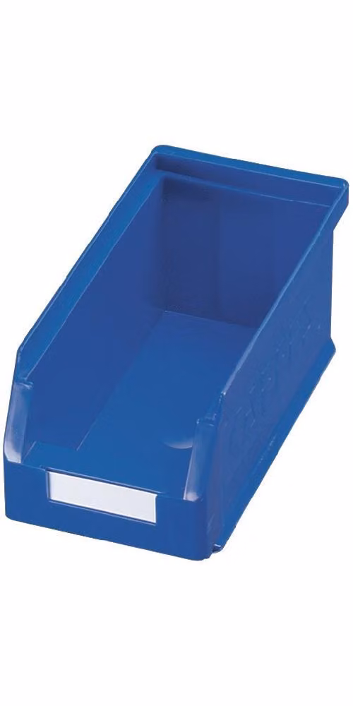 Contenitore aperto L290xL140xH130mm PE blu