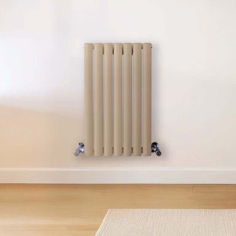 Radiatore di Design Orizzontale Marrone (Elk Marrone) - 635mm x 413mm - Pannello Doppio  - Revive