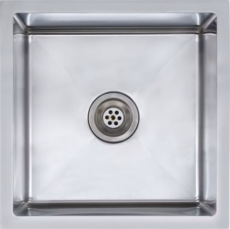 Lavello da Cucina Lavorato a Mano in Acciaio Inox