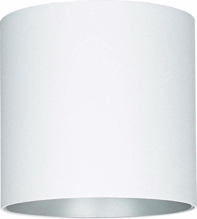 Spot da soffitto a superficie bianco argento piccolo Ø 12,7 cm GU10 lampada da soffitto plafoniera soggiorno cucina corridoio