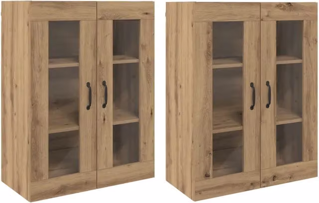 Armadi da Muro 2 pz rovere artigianale 69,5 x 34 x 90 cm CFW9865133
