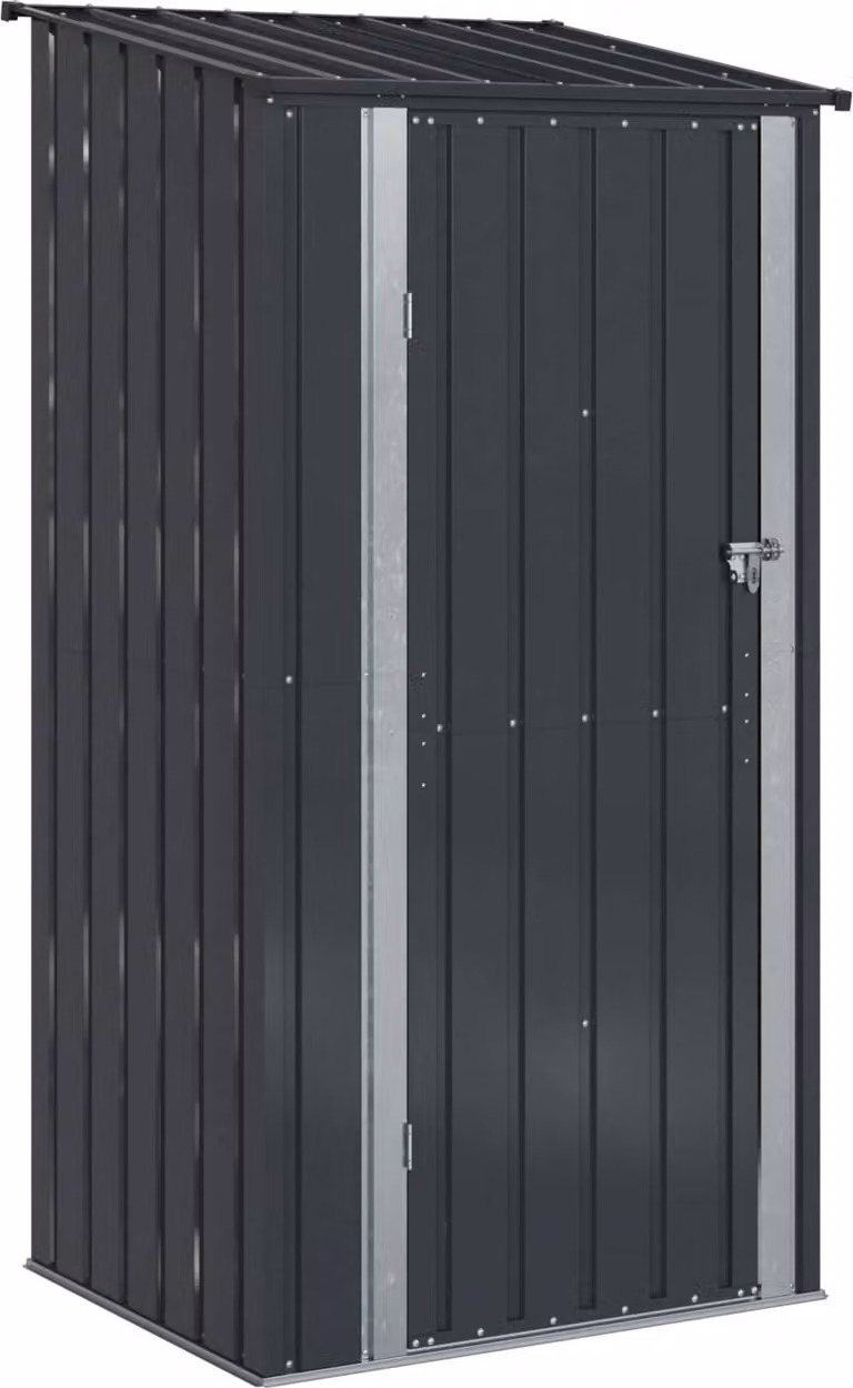 Casette da giardino Antracite 103 x 86 x 200 cm Metallo