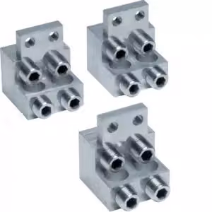 Morsetti per dimensioni h800/h1000, a 3 poli, alluminio/rame, 4x 95-240 mm²
