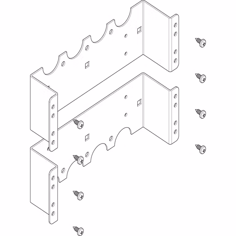 Traversa di montaggio ABN piatta 1FB/3RE_LS_5 per LSS/LTS (SE), 400-630 A, 3/4 p (5 pezzi) FMT13150FN5