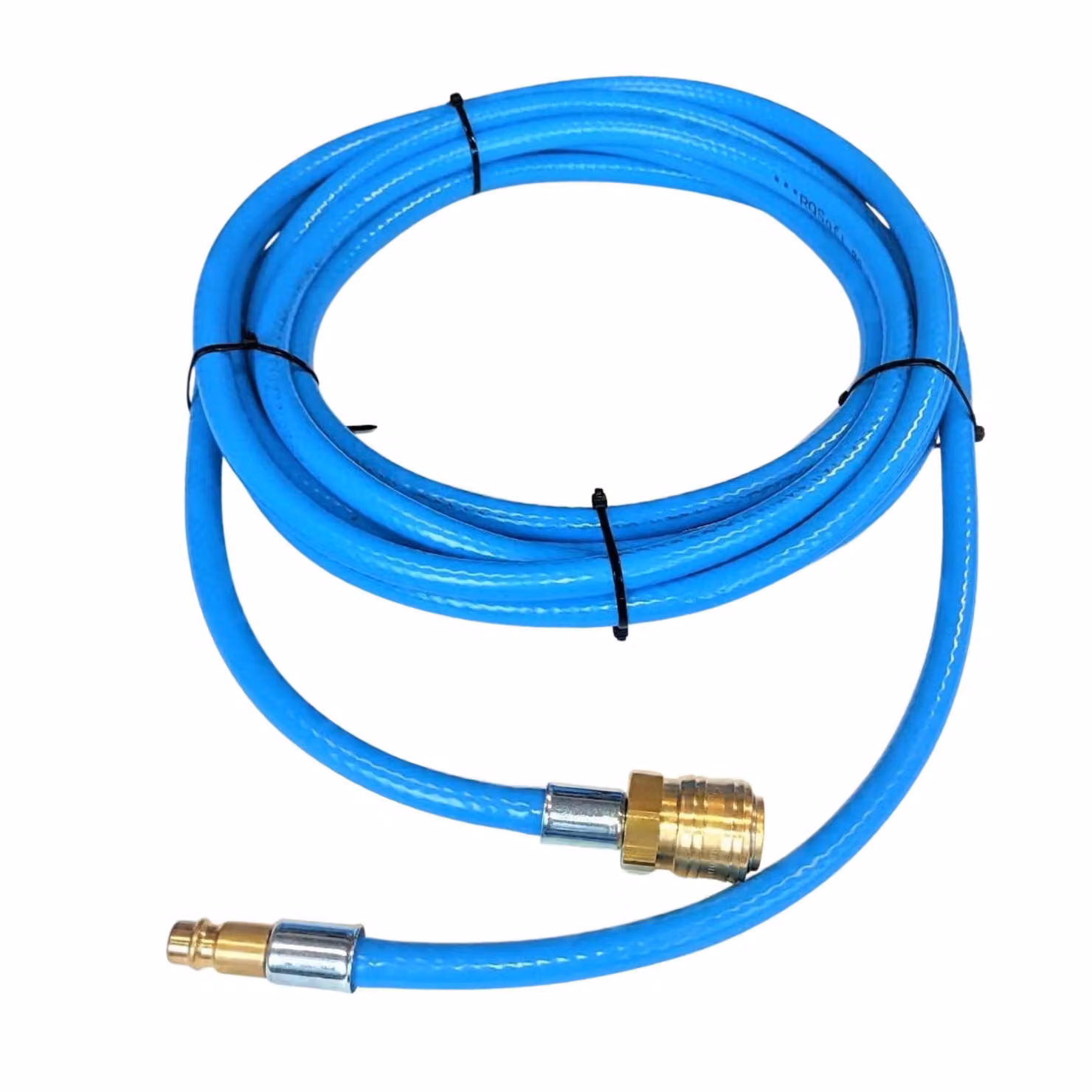 Tubo flessibile per aria compressa Zatech con raccordo rapido 5 m 20 bar Ø 6,3 mm RQS DN 7,2 tipo 26 manicotto x spina compressore officina trapano