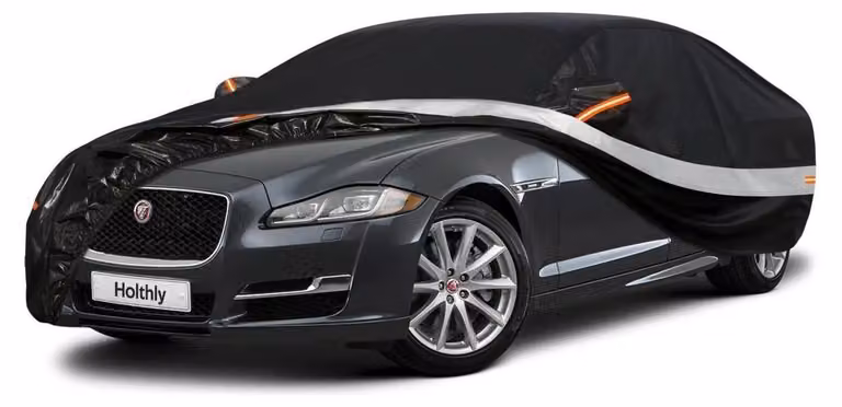 Copertura impermeabile per auto, adatta a Jaguar XJ (1968-2010), con 10 strati, ideale per la copertura completa in garage, protezione dalla polvere e dai raggi UV