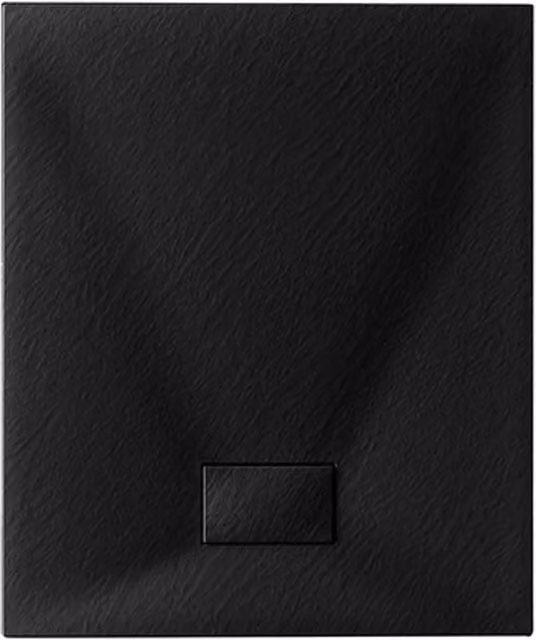 Piatto doccia 70 x 140 cm nero stone essence slim rettangolare
