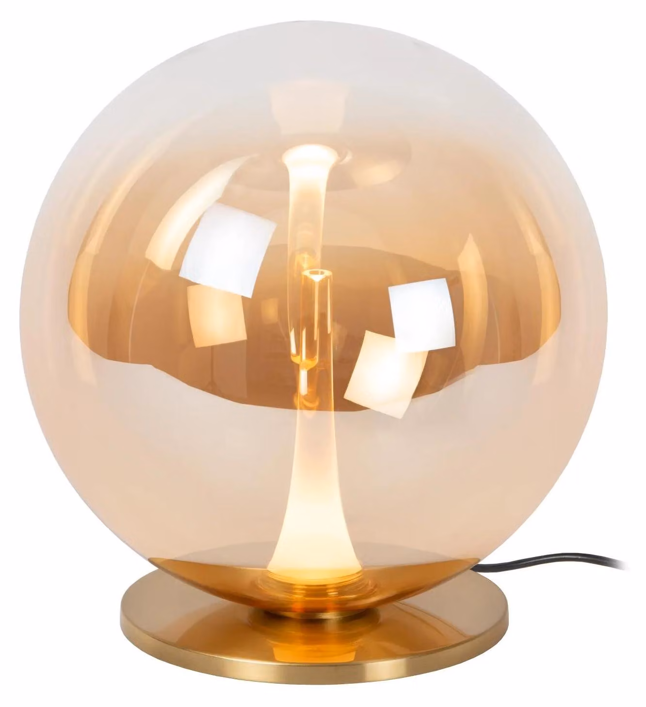 Lucide GISELA - Lampada da tavolo – ottone dorato opaco, 30 cm, 32 cm, 12W, 2500K