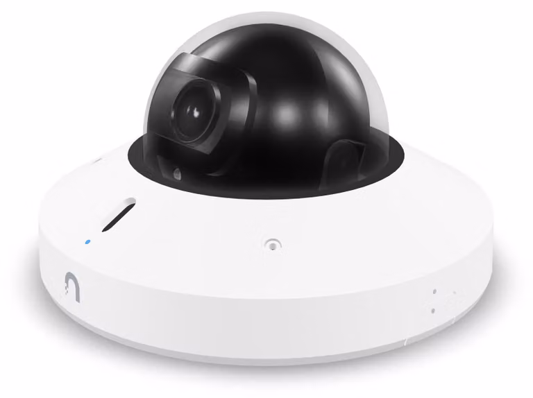 Ubiquiti G6 Mini Dome, telecamera IP di sicurezza, per interni, cablata, processore ARM Cortex-A53, chip integrato, da montare a soffitto o a parete
