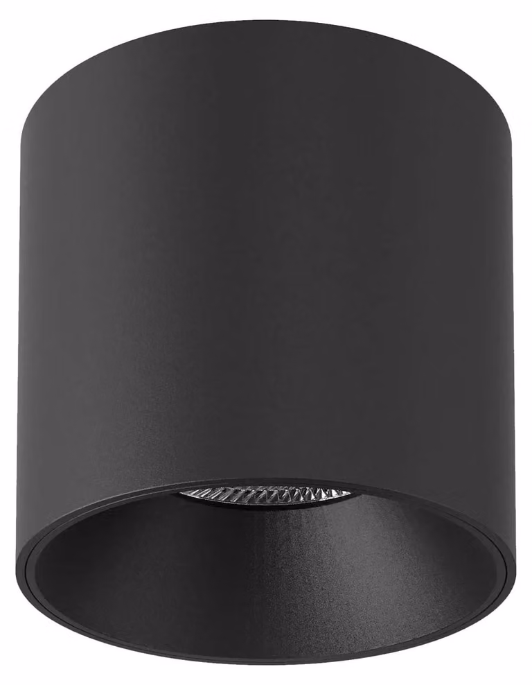 XPILAR SURF. RND. LAMPADA LED TRIAC 20W, 220-240V AC, indice di resa cromatica (CRI) 90, angolo di emissione 36 gradi, finitura nera (SBK) - temperatura di colore 3000K