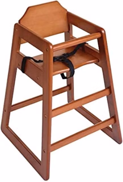 Seggiolone per bambini dai 1 ai 3 anni - Seggiolone in legno - Seggiolone per bambini dai 1 ai 3 anni in legno - Finestra in legno scuro