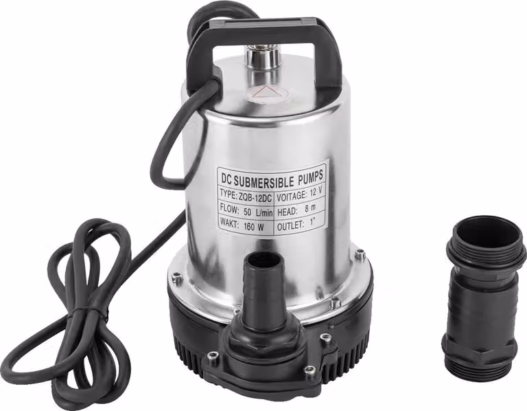Pompa sommergibile, alte prestazioni, estrazione efficiente dell'acqua, 12V, EU
