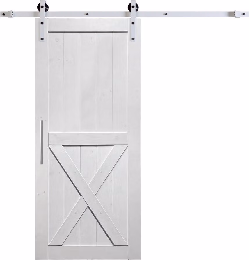 Home Deluxe - Porta scorrevole in legno SHIVA - legno di pino - 205 x 105 cm, incl. binario di scorrimento e rotelle I Porta in legno porta piana porta interna