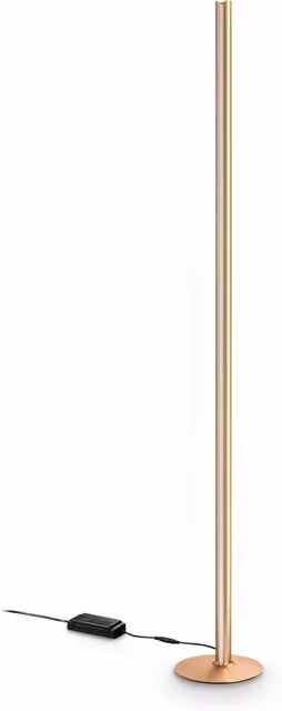 Lampada Da Terra Dorica LED 50W Luce Calda Rame Altezza 190 cm Ideal Lux