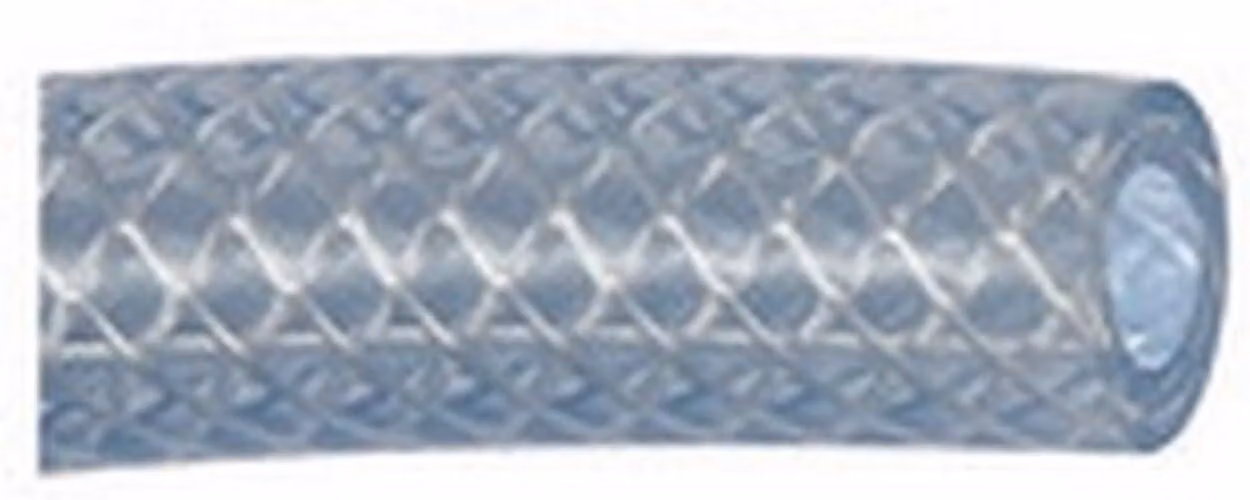 Tubo flessibile in PVC intrecciato, diametro 14x8 mm, bobina da 50 metri, pressione massima 15 bar