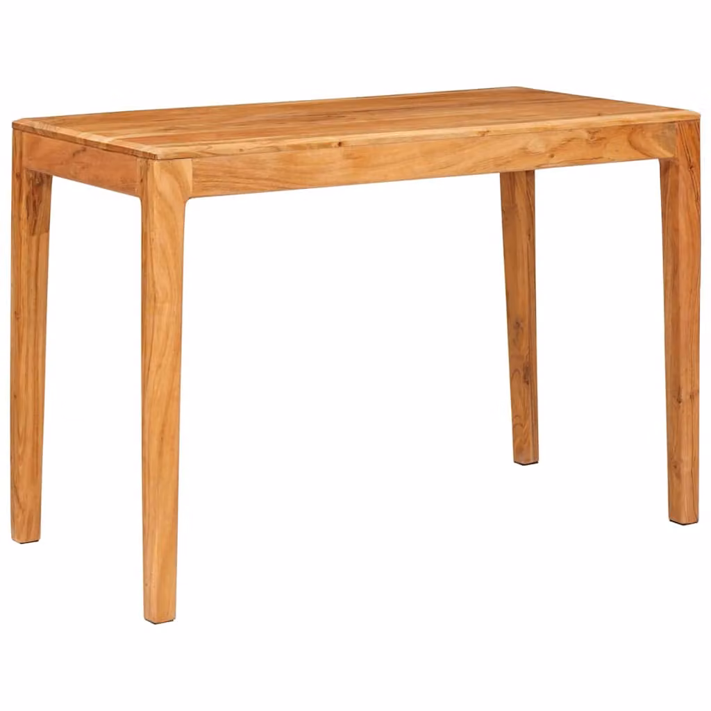 vidaXL Tavolo da pranzo rettangolare in legno di acacia marrone L: 110 cm, P: 55 cm, H: 76 cm