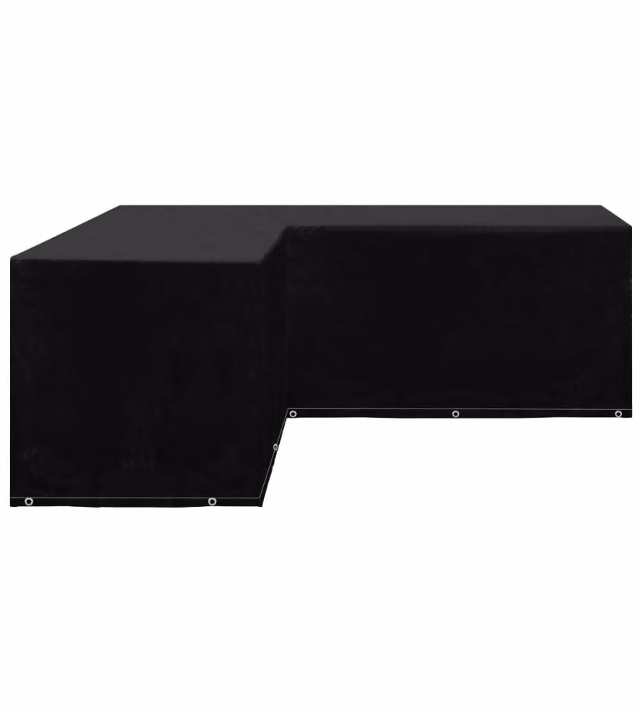 Telo per Mobili da Giardino Forma a L 12 Occhielli 250x250x90cm