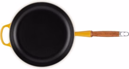 Piastra da Cottura Le Creuset in Smalto Nero con Diametro 28 cm