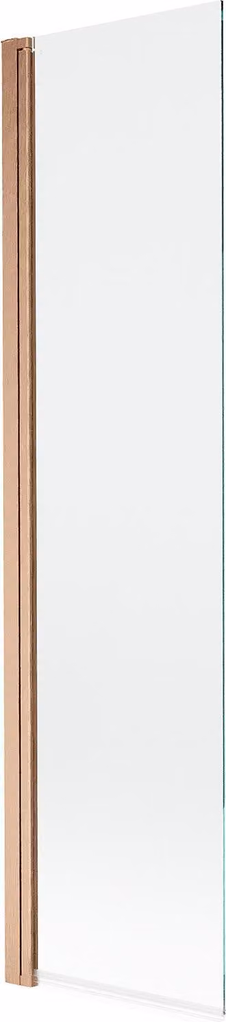 Mexen Mist paravento doccia a 1 anta 50 x 150 cm, trasparente, rame spazzolato - 8A9-050-001-65-00