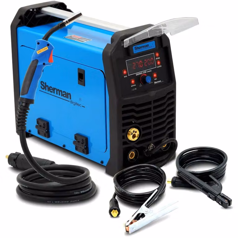Saldatrice MIG/MAG a sinergia - 200 Ampere - 230 Volt - Multifunzione