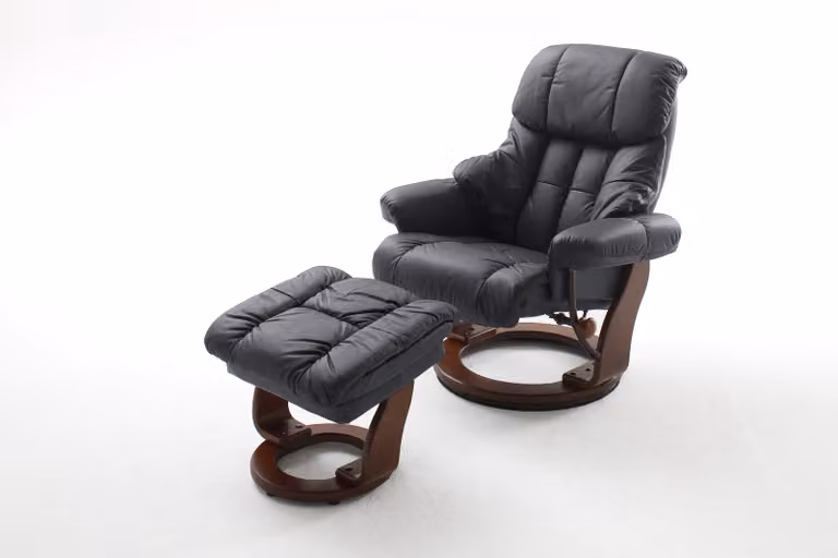 Poltrona relax con poggiapiedi CALGARY