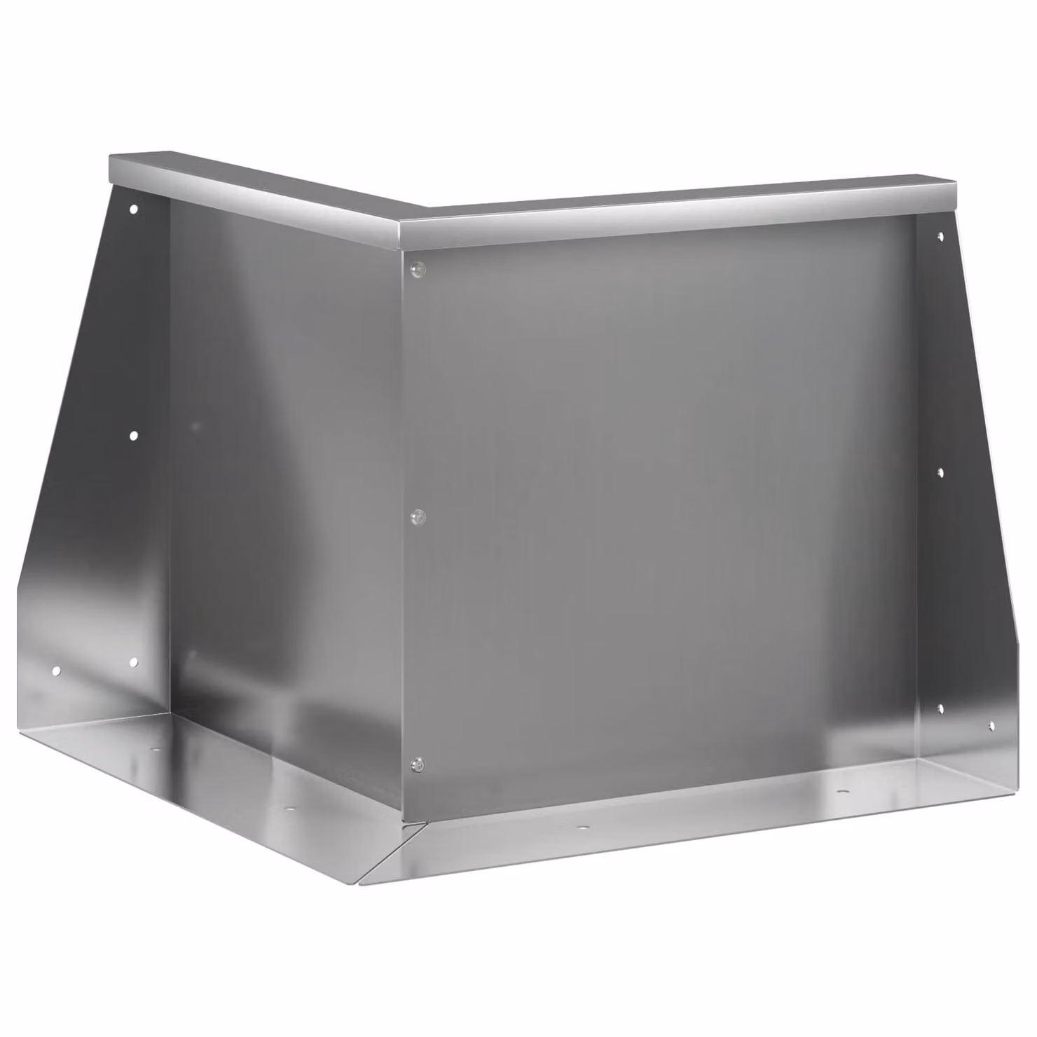 L/P/H: 50 x 50 x 50 cm vidaXL Letto rialzato in acciaio zincato Argento