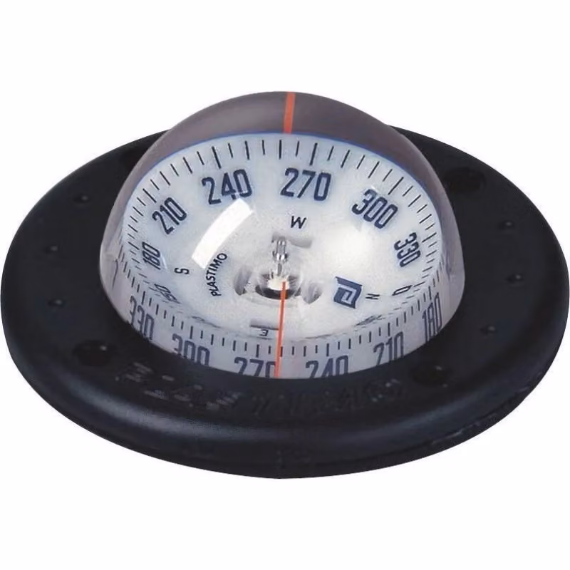 Bussola Mini C Compass Plastimo con cornice nera e dettagli bianchi in plastica – 2