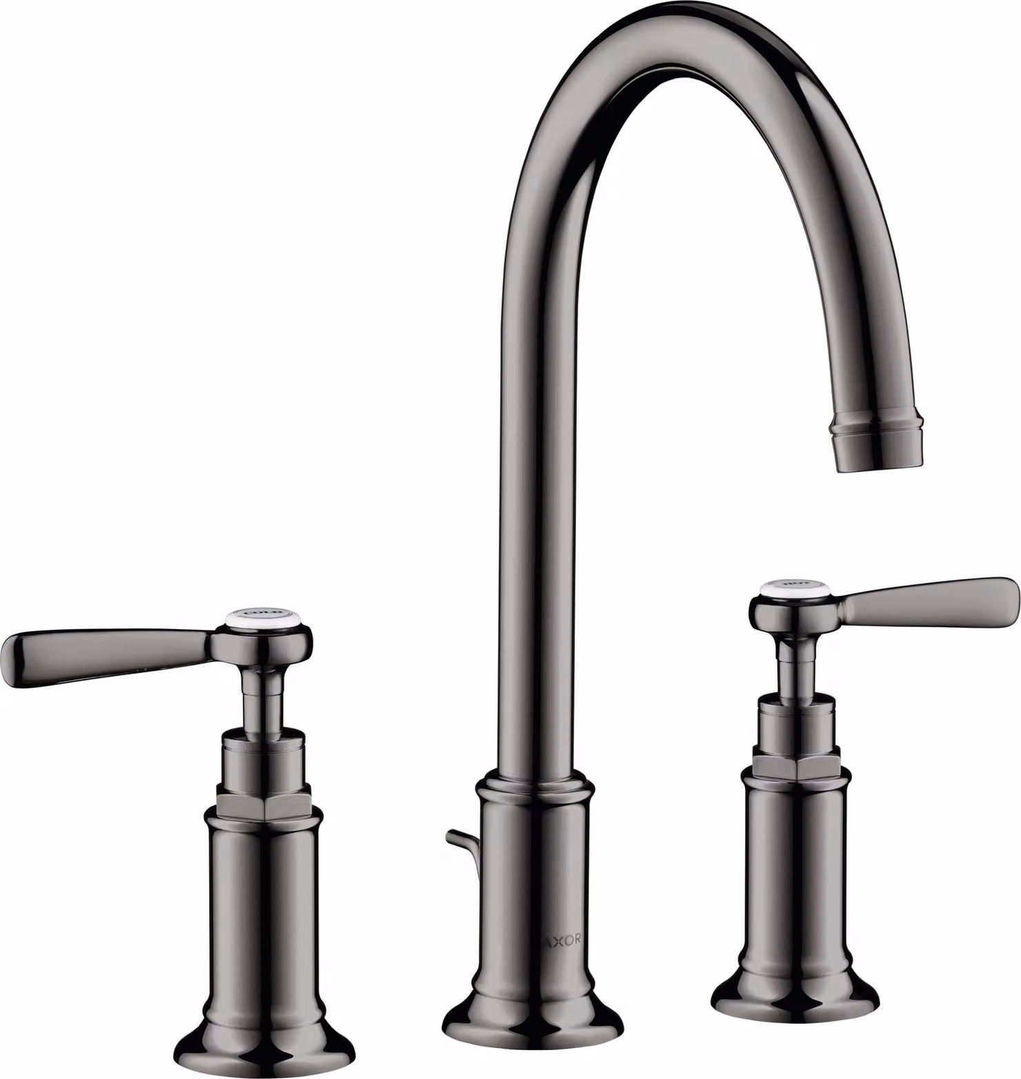 hansgrohe AXOR Mitigeur lavabo 3 trous Montreux 180, vidage escamotable, béqu'illes, projection 175mm, 16514330, 16514330