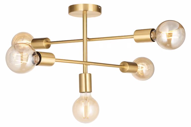 Lampada da soffitto Studio | 5 luci | 10 W E27 | Metallo