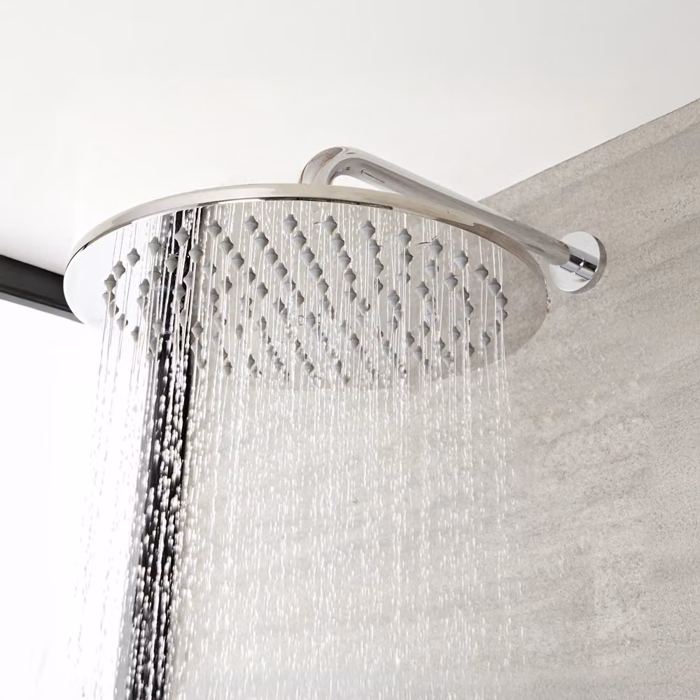 Soffione Doccia Rotondo Ultrasottile da Parete 300mm - Mirage