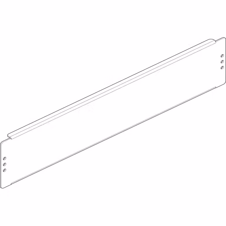 Piastra di montaggio ABN 450x100 mm 2FB/1RE per il montaggio tra i profili portanti FM21N