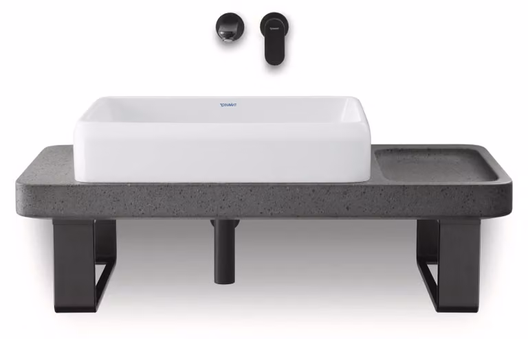 Duravit Wave Mitigeur monocommandé pour lavabo, saillie 202 mm, sans garniture découlement, WA1070004046, WA1070004046