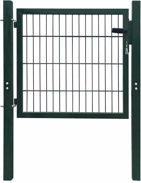 Cancello per Recinzione 2D (Singolo) Verde 100x80 cm 141747