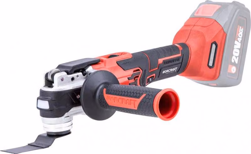 WORCRAFT CMT-S20LiB Levigatrice multifunzione a batteria da 20 V, senza caricabatterie e batteria