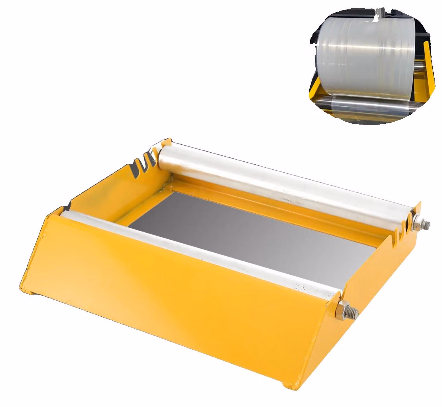 Carrello avvolgicavo, carico massimo 500 kg, diametro da 30 cm a 70 cm, altezza 50 cm, materiale acciaio inossidabile, ruote in acciaio massiccio