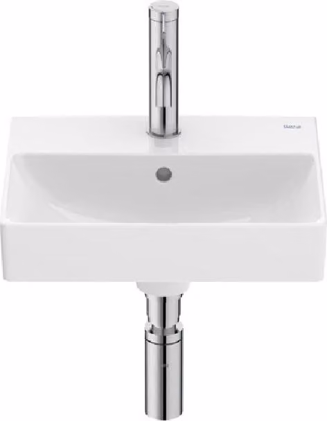 ROCA Ona lavabo sospeso 40 x 32 x 15 cm con troppopieno e foro per rubinetto, bianco