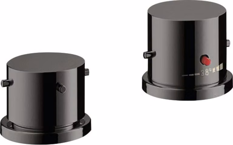 hansgrohe AXOR Starck Thermostat de jante de baignoire 2 trous DN15, 10480330, 10480330