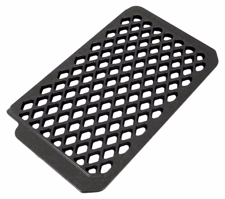 Griglia in ghisa per barbecue elettrico, dimensioni 34 x 20 cm
