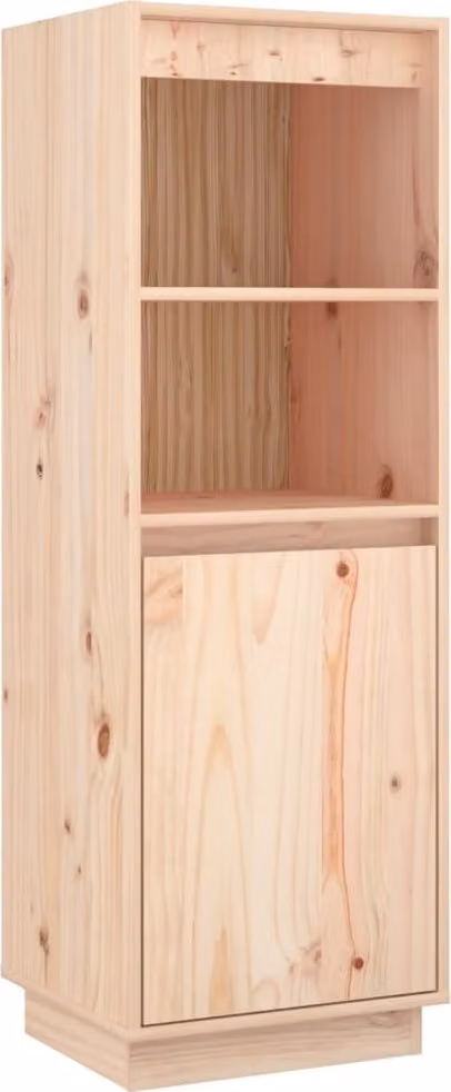 Credenza 37x34x110 cm in Legno Massello di Pino