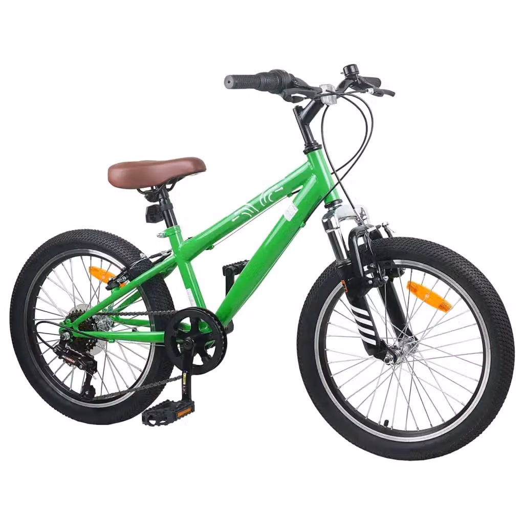 Mountain Bike per Bambini vidaXL Verde 20 Pollici – 2