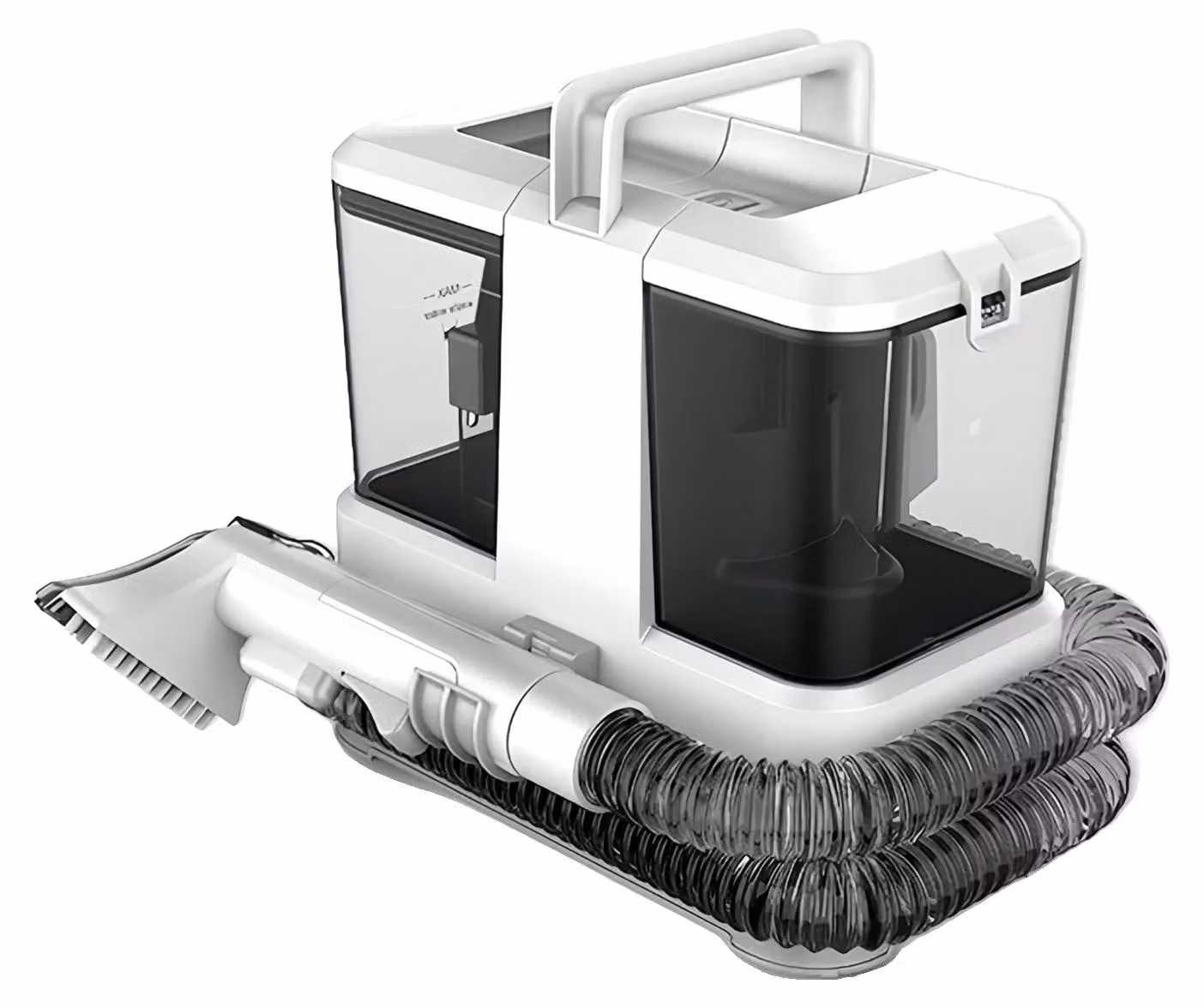 Pulitore per tappeti portatile, elevata potenza di aspirazione, testine versatili, 400 W, 9 kPa, conforme agli standard UE