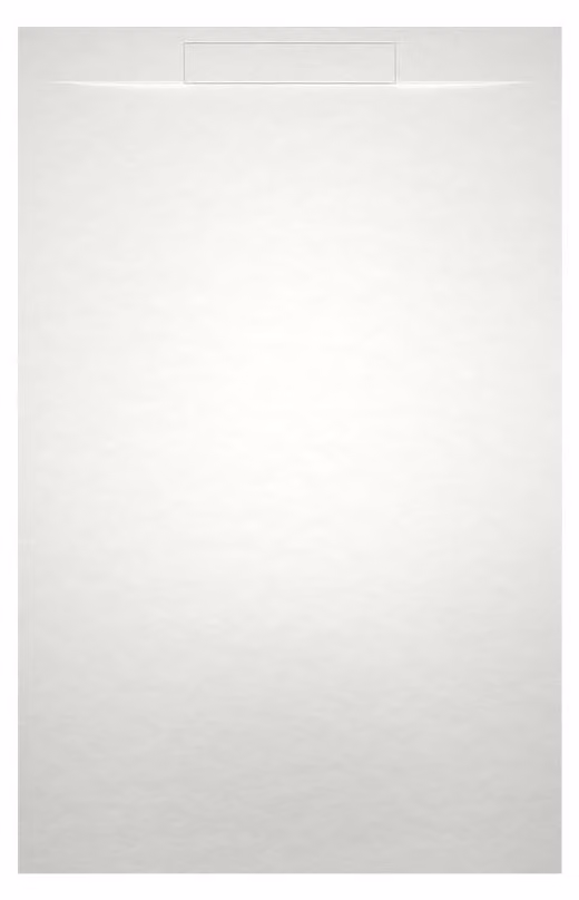 RIHO Isola receveurs de douche rectangulaires, écoulement 90mm, sans pieds, blanc mat, D007025105, D007025105