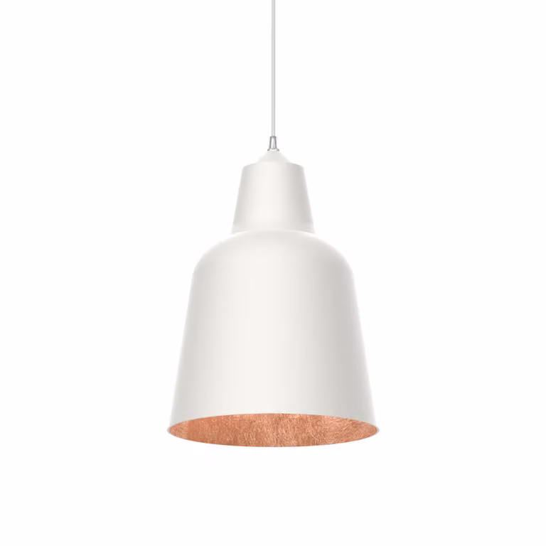 Lampada A Sospensione Dong Bianca A Foglia