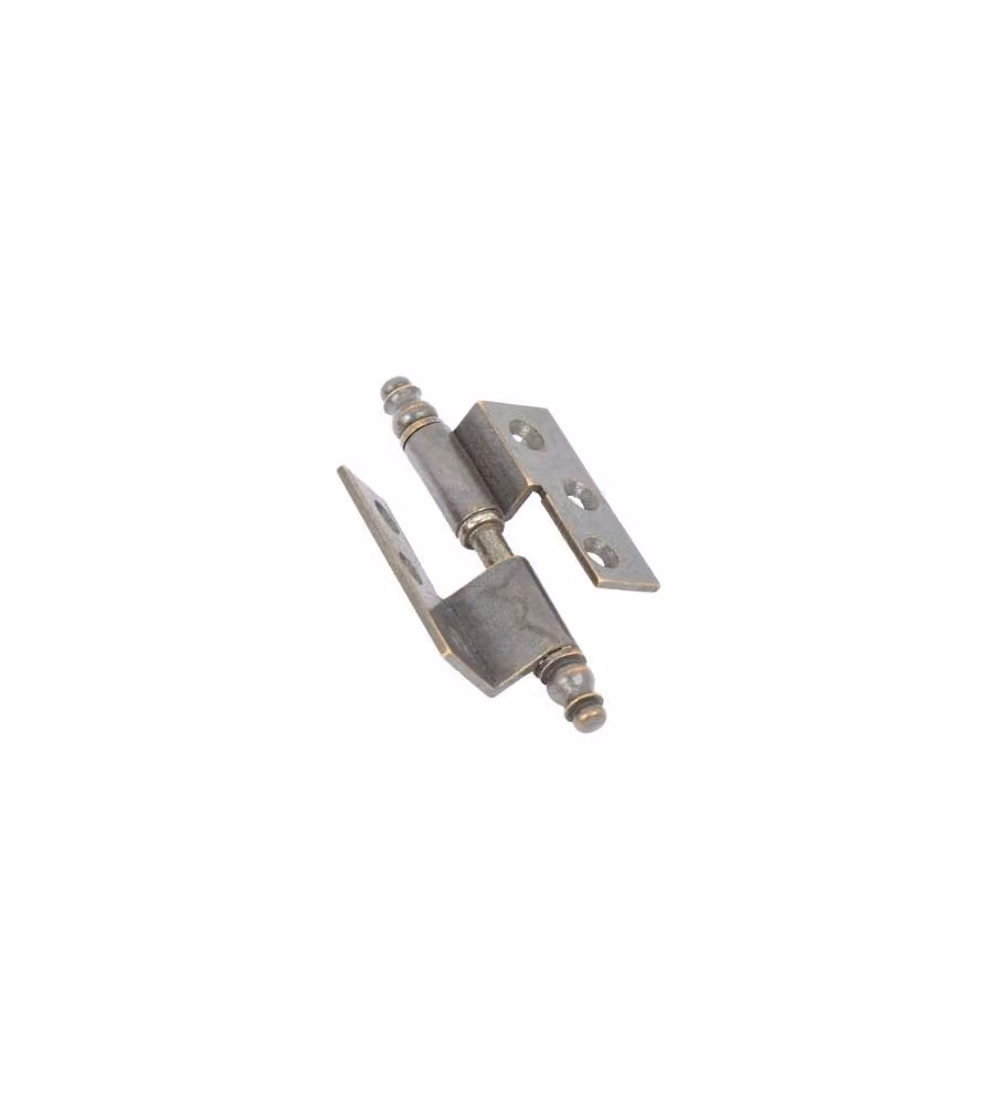 Cerniere Con Collo Canotto Liscio Ottone Bronzato Mm.50X40 Destra