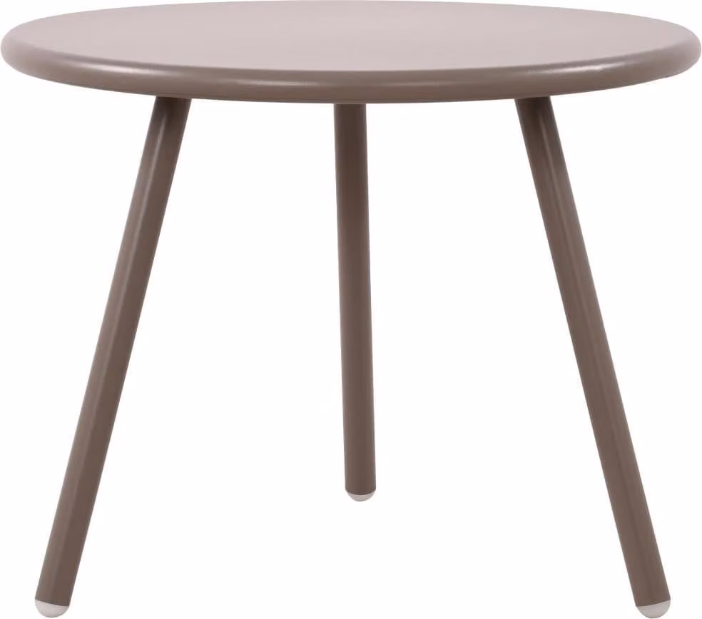 Tavolo da giardino moderno, tavolo da salotto resistente alle intemperie, design antiruggine - Resistente ai raggi UV - Colore: Taupe