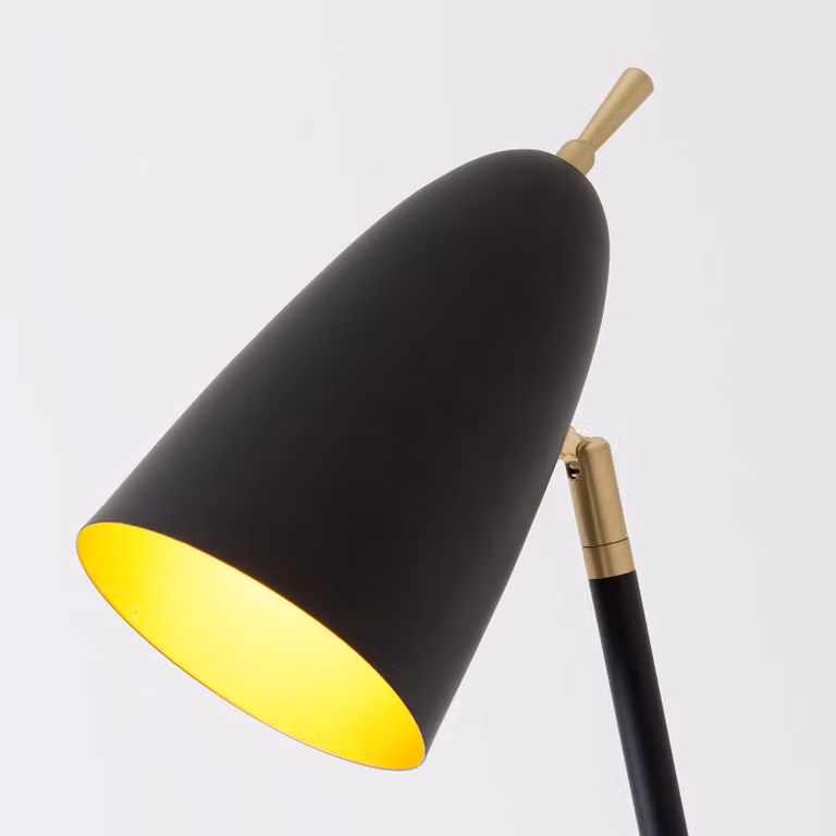 Holländer Lampada da terra Obelisco, Nero, Soggiorno / Sala da pranzo, Metallo, Moderno, Lampada da terra