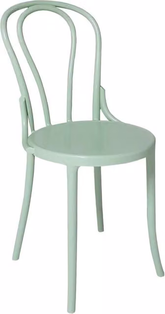 Set di 2 sedie da giardino moderne MOBILI 2G in polipropilene verde opaco L: 46 cm, P: 55 cm, H: 88 cm