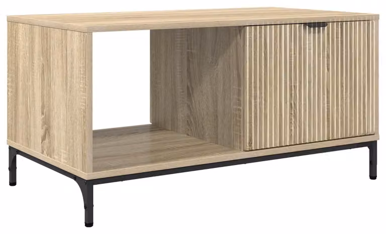 Tavolino da salotto con cassetto Rovere Sonoma 90 x 49 x 46 cm