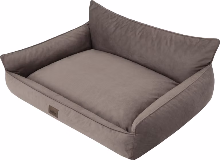 Letto ortopedico per cani JOKER letto per cani divano letto cestino materasso letto per animali L 64x49 cm velluto marrone